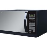 ميكرويف شارب سعة 25 لتر قدرة 900 وات لون أسود مزود بـ 8 قوائم للطهي و شواية R-750MR(K)