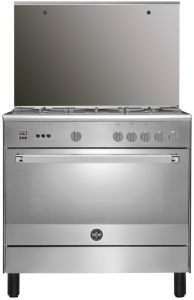 LA GERMANIA Freestanding Cooker 90 x 60 cm 5 Gas Burners In Stainless Steel Color 9C10GRB1X4AWW