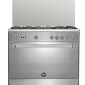 LA GERMANIA Freestanding Cooker 90 x 60 cm 5 Gas Burners In Stainless Steel Color 9C10GUB1X4AWW