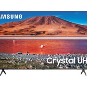 تليفزيون سمارت من سامسونج ال اي دي 55 بوصة 4K الترا اتش دي مع ريسيفر مدمج ، اسود – UA55AU7000UXEG