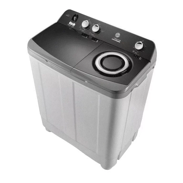 هوفر غسالة ملابس نصف أوتوماتيك 10 كجم موتورين لون أبيض HW-HTTN10LWTO