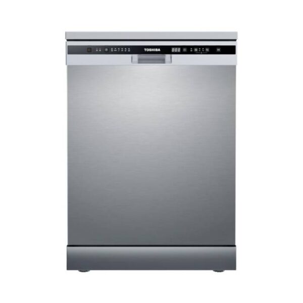 غسالة اطباق توشيبا، 598 ملم، 13 فرد، فضي - DW-13F8AF(SS)