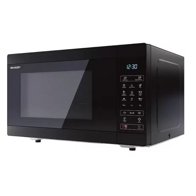 شارب ميكروويف شواية 25 لتر 900 وات 8 قوائم أسود R-250MGR-BK2