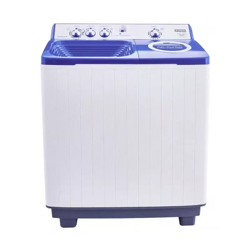 فريش غسالة ملابس نصف اتوماتيك تحميل علوي مزودة بمجفف 14 كيلو ابيض FWT-14000PD