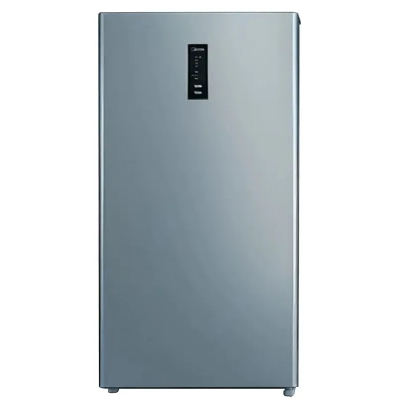 midea-upright-freezer-5-drawer-174-liter-digital-inverter-mdru255fen50 ميديا فريزر رأسي 5 درج ديجيتال انفرتر لون سيلفر MDRU255FEN50