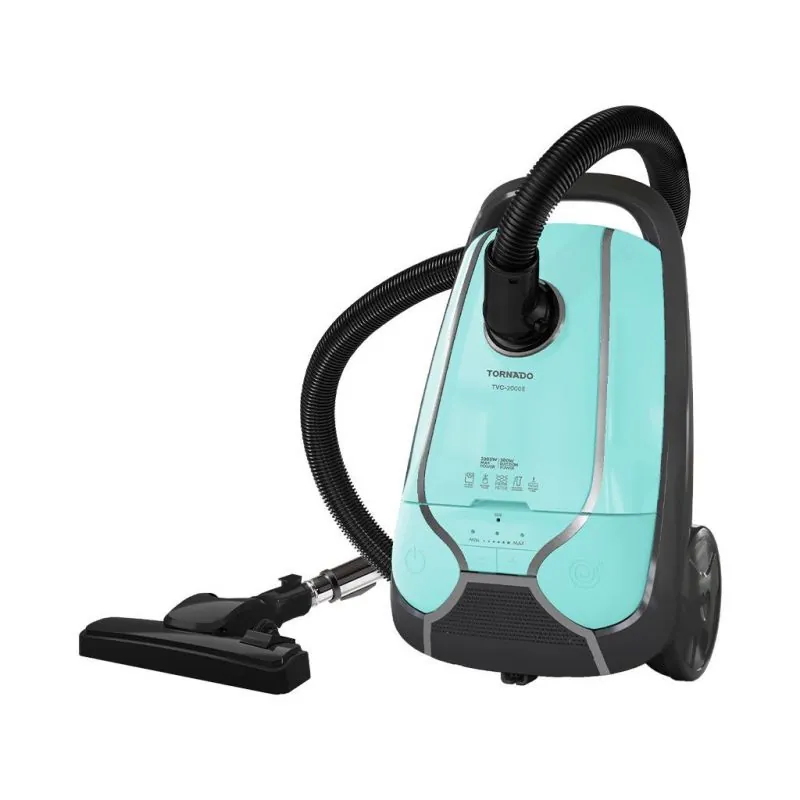 tornado-vacuum-cleaner-2000-watt-hepa-filter-turquoise-tvc-2000et تورنيدو مكنسة كهربائية 2000 وات فلتر هيبا تركواز TVC-2000ET