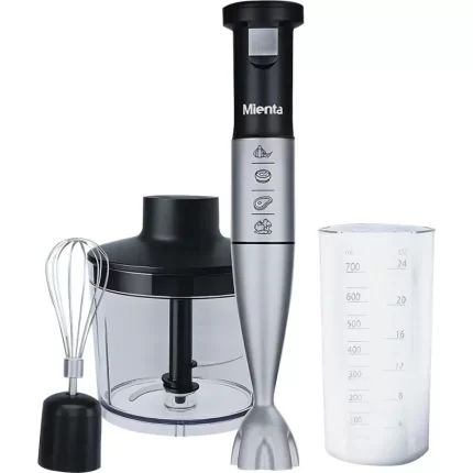 ميانتا هاند بليندر 1000 وات، وعاء 700 ملي، كبة، لون أسود HB111735A