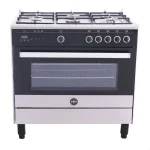 لاجيرمانيا بوتاجاز 5 غاز شعلة 60*90 بالمروحة أستانلس*أسود L-9L10G4A1X4AWW