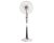 TORNADO Stand Fan 18 Inch With 4 Plastic Blades and 3 Speeds In Black Color TSF-18XW